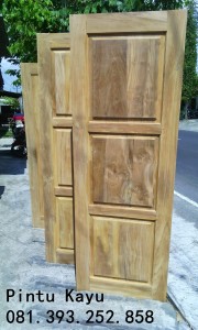 pintu kayu panel 12