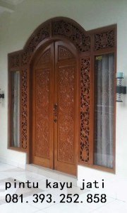 pintu kayu jati 1