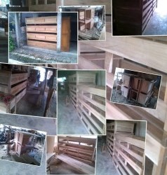 Lemari kost, Meja kursi untuk kost, dan Tempat tidur untuk kost